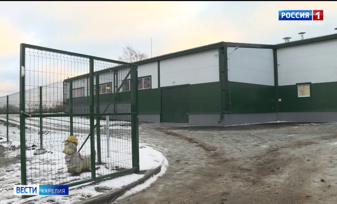 Новые канализационные очистные сооружения возвели в поселке Шуя Прионежского района