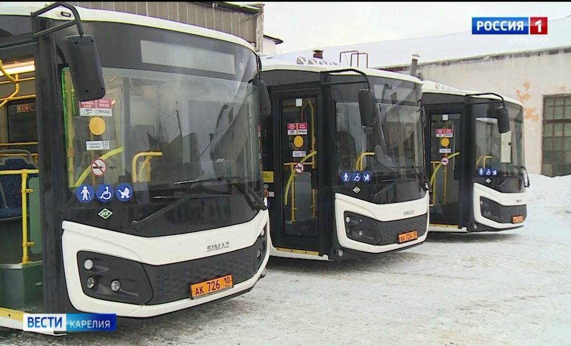 Еще 10 новых автобусов вышли на муниципальные маршруты Петрозаводска
