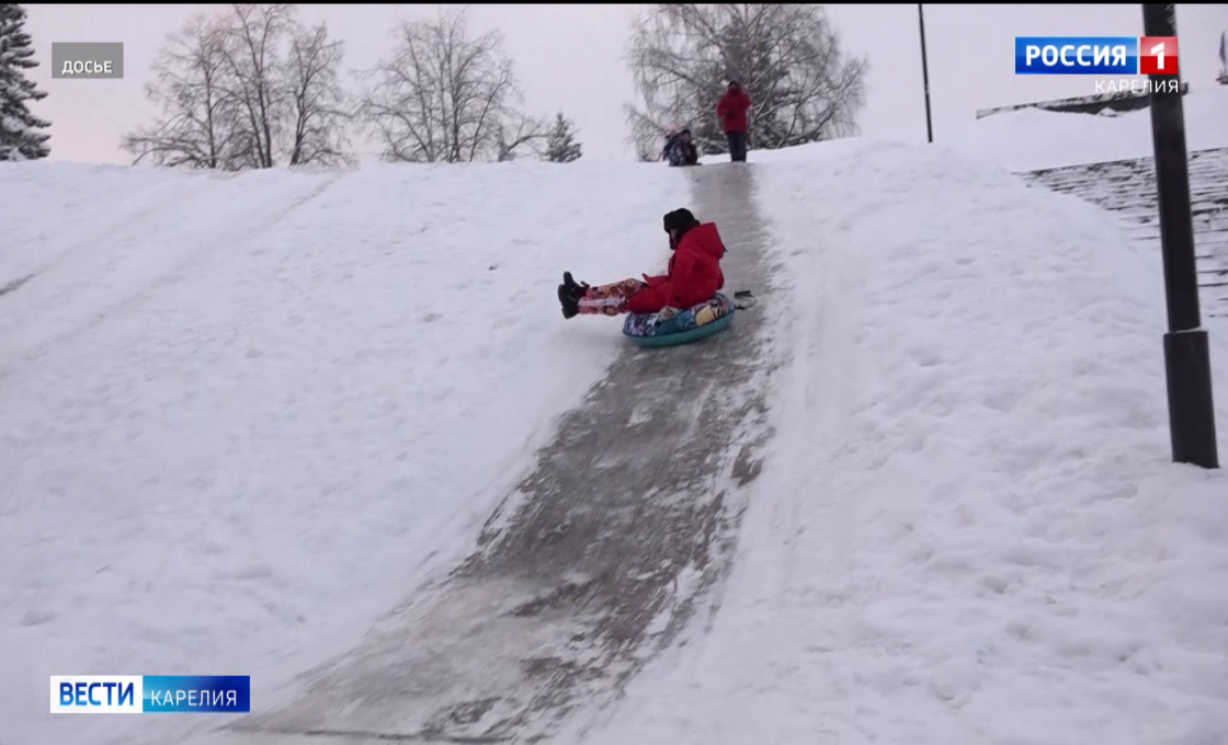 В Карелии семеро детей попали в Детскую республиканскую больницу после катания на «ватрушках»