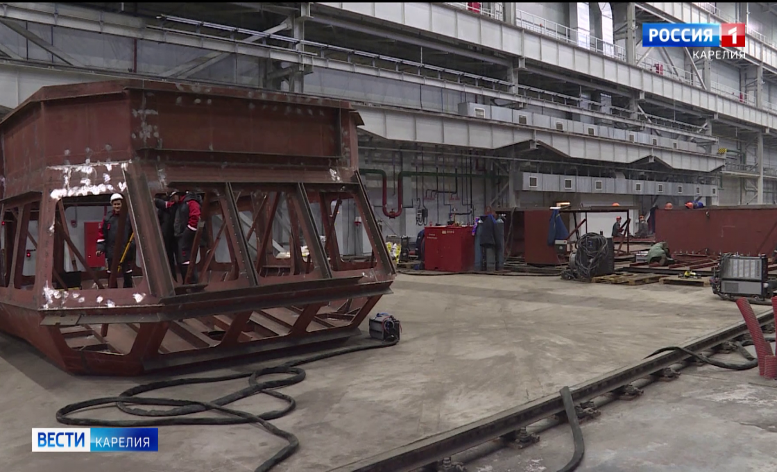 В начале февраля на Онежском судостроительно-судоремонтном заводе начнут возведение еще одного производственного здания