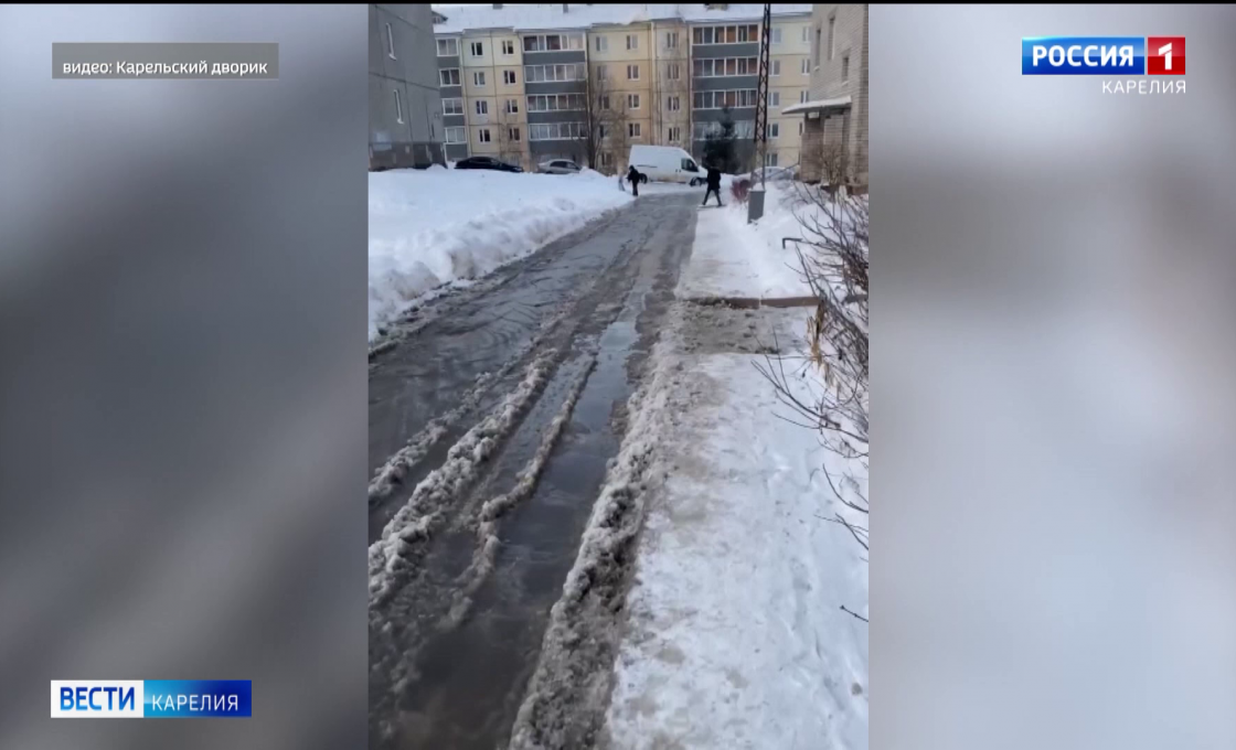 В Петрозаводске снова произошла коммунальная авария