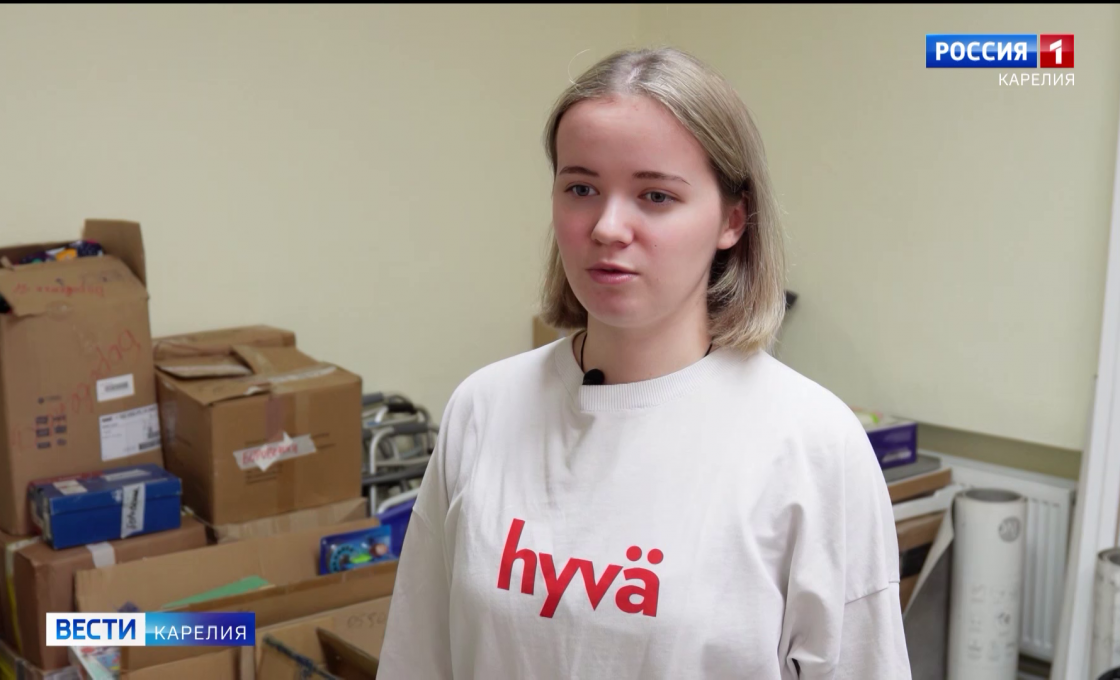 Студентка Петрозаводского госуниверситета посвятила себя добровольчеству