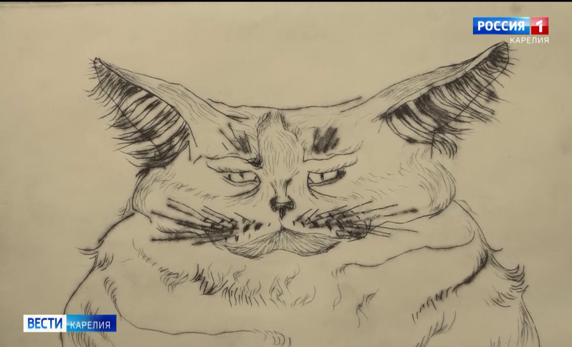 В Петрозаводске открылась персональная выставка художницы Жанны Свиридниковой «КотоОбразы