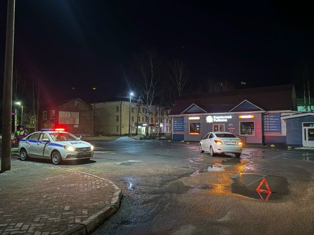 В Медвежьегорске пешеход пострадал в ДТП