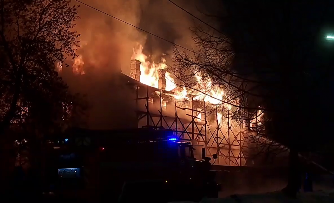 Дом горного начальника, пострадавший в пожаре, планируют воссоздать