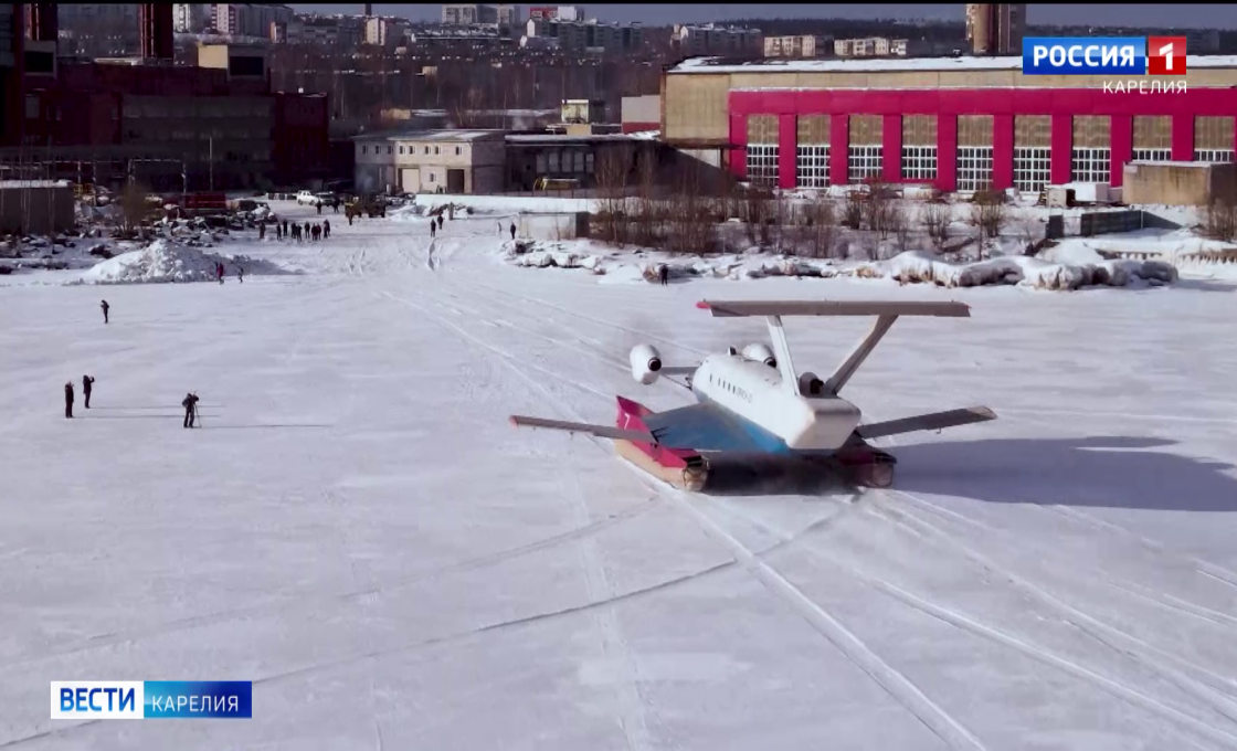 В Петрозаводске возобновились испытания экраноплана «Орион 25»