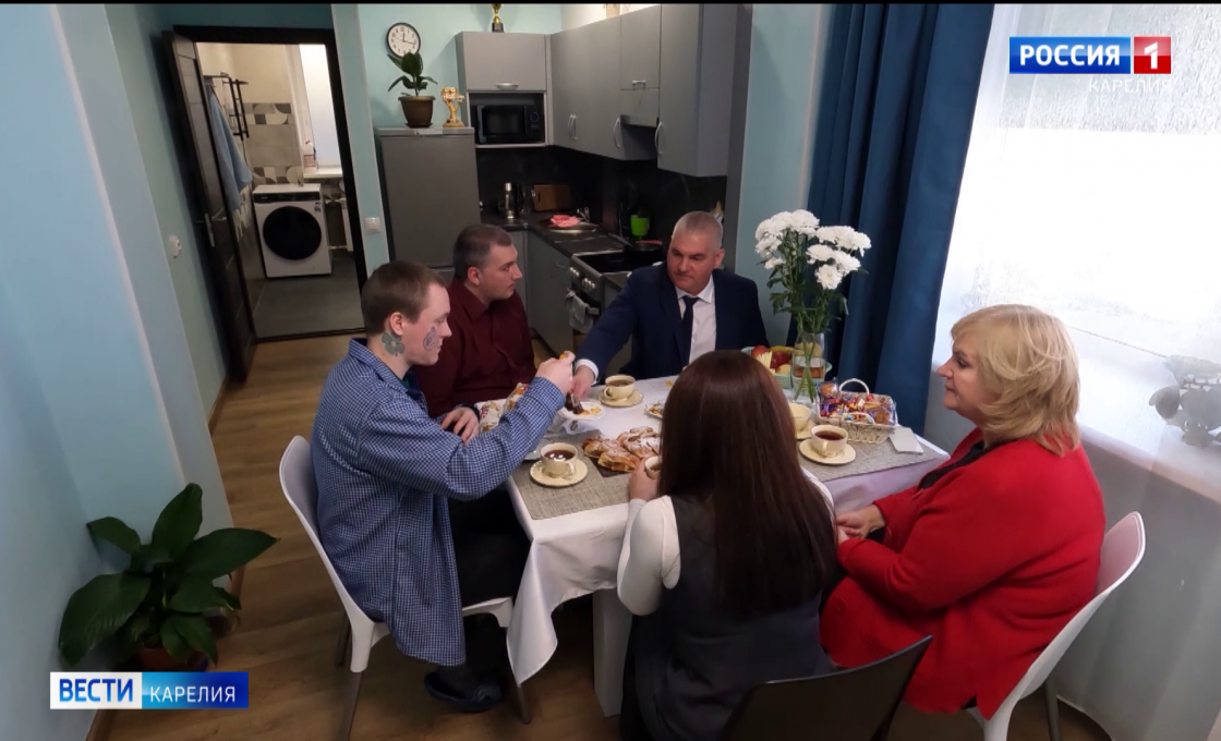 В Кондопожском районе открылась тренировочная квартира для подопечных психоневрологического интерната