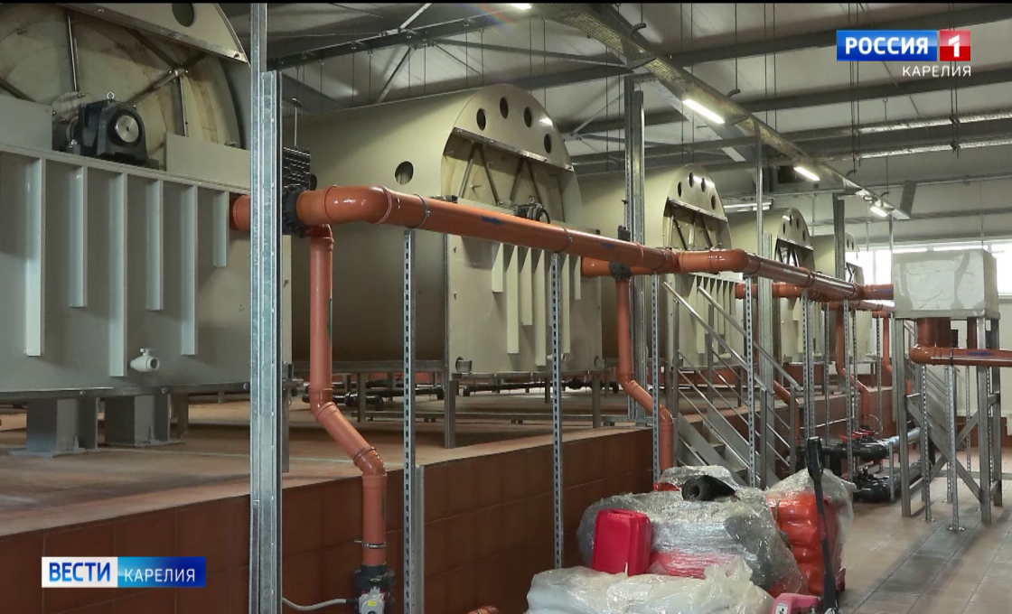 В поселке Шуя запустили новые канализационно-очистные сооружения