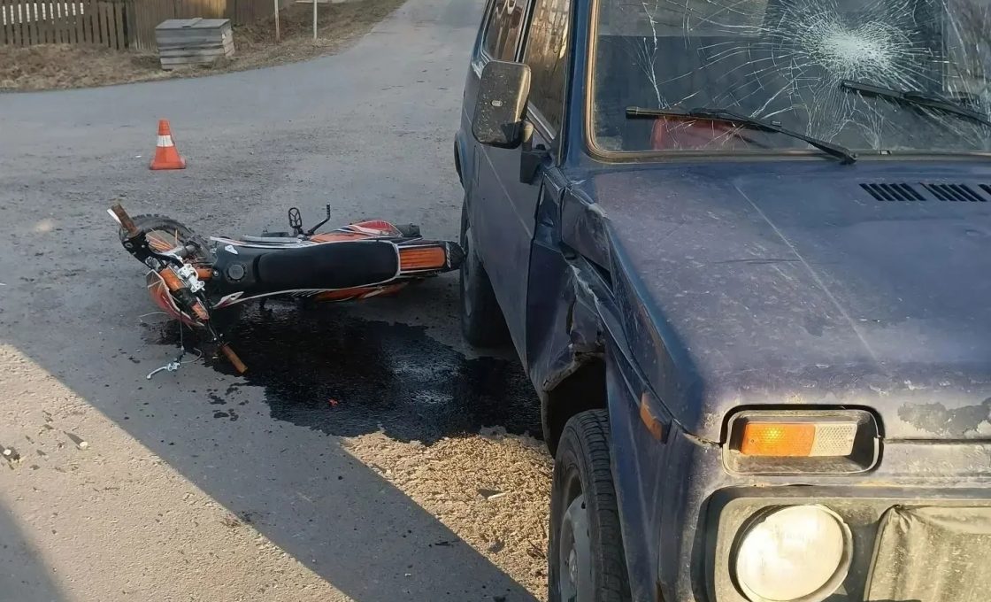 В Беломорске в ДТП пострадал байкер