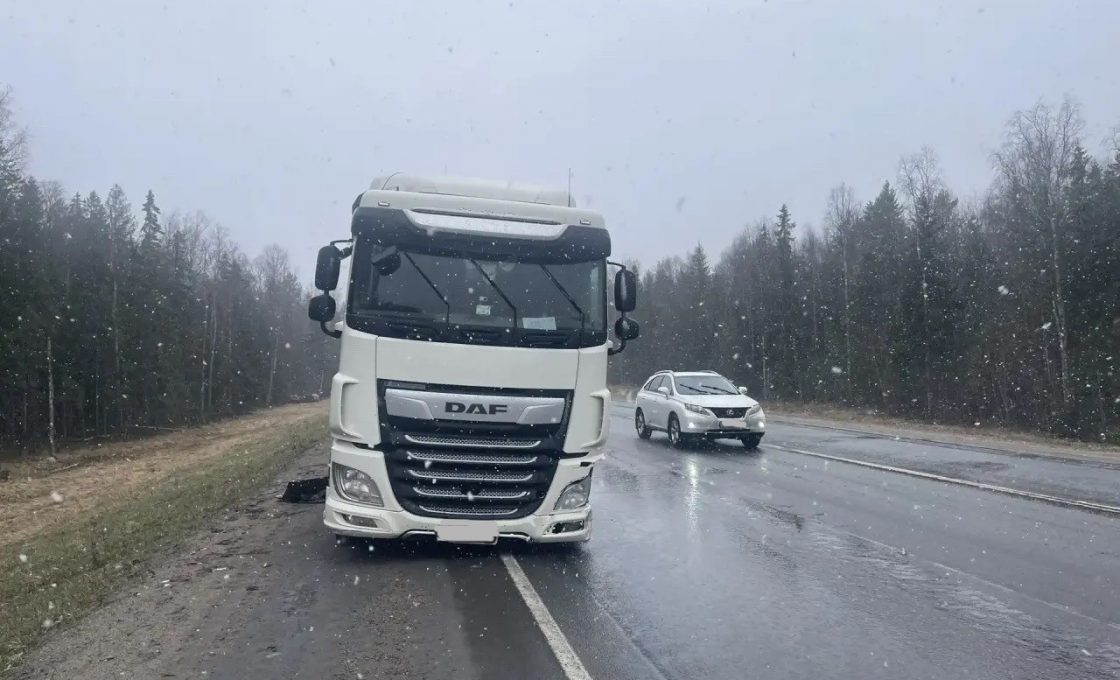 Легковушка и фура столкнулись в Кондопожском районе