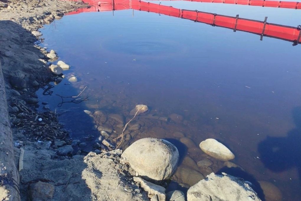 Ликвидирован разлив талового масла в заливе озера Выгозеро