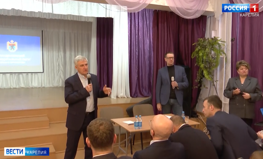 Глава Карелии Артур Парфенчиков встретился с жителями Лахденпохского округа