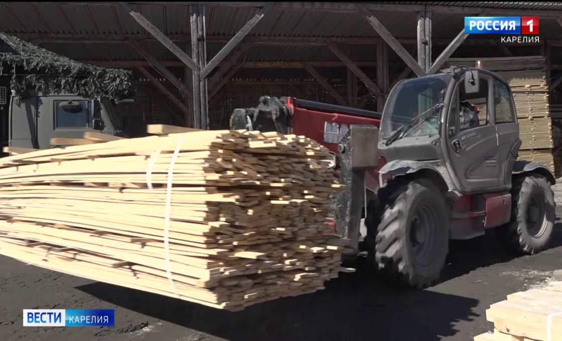 Сорок кубов пиломатериалов отправили в зону спецоперации из Медвежьегорска
