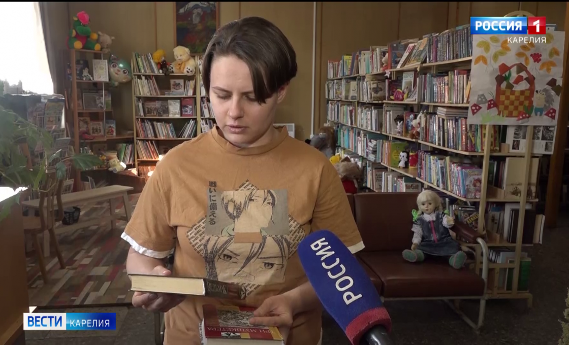 Творческой встречей День книги отметили сегодня в поселке Гирвас