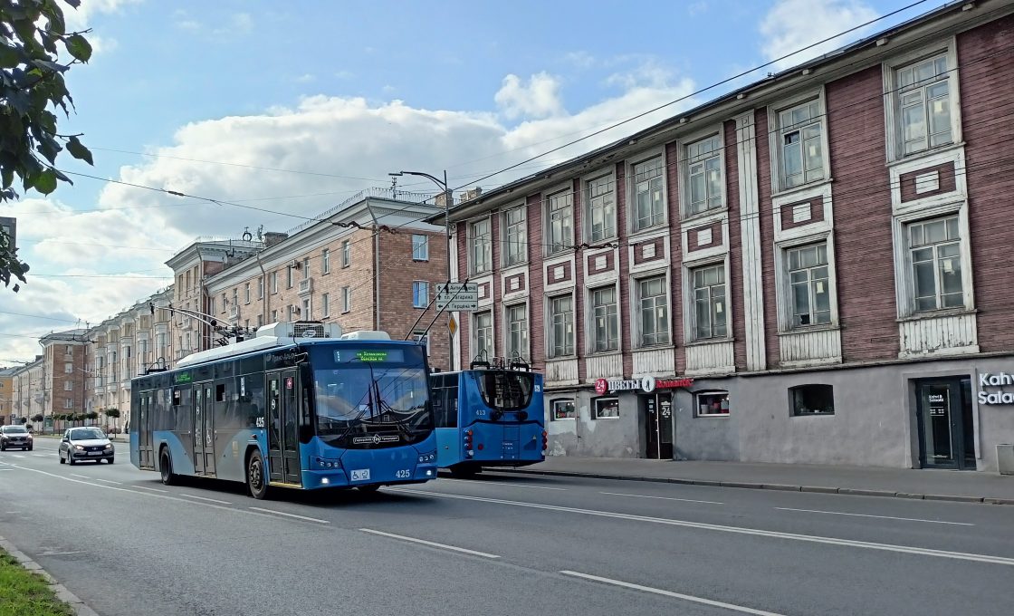 В Петрозаводске временно изменится схема двух троллейбусных маршрутов