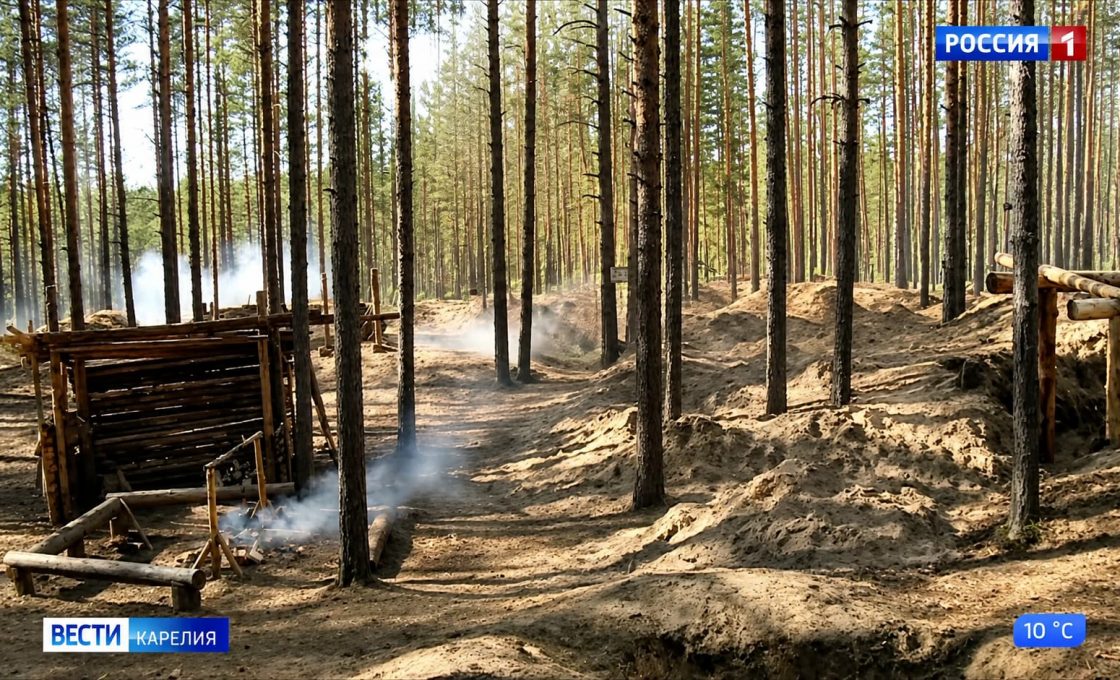 Стрельба и взрывы у деревни Сяндеба