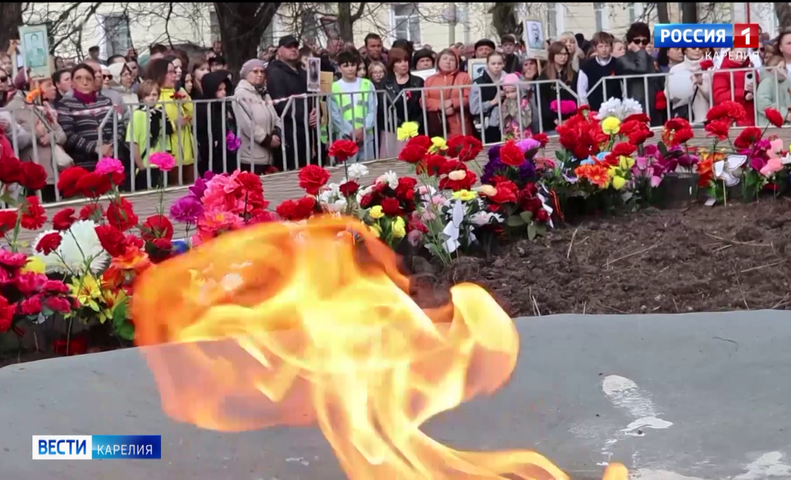 В Сегеже отпраздновали 9 мая