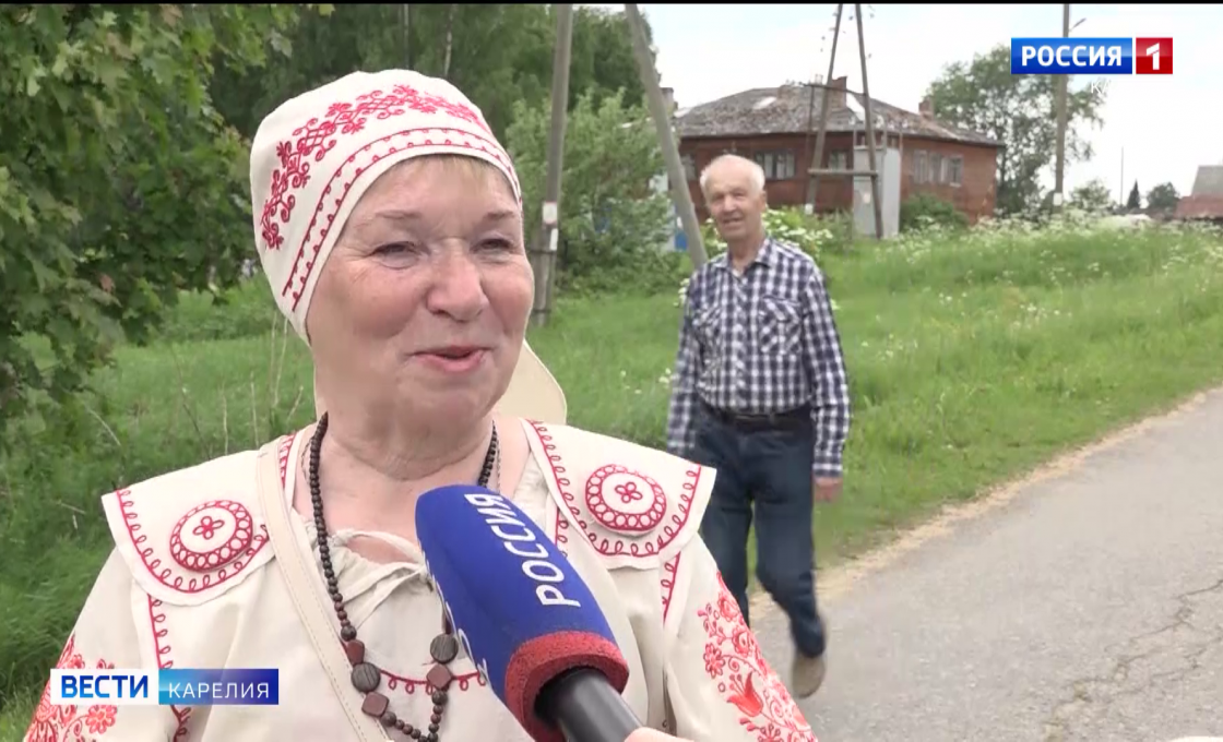 Жители Ведлозера отметили день рождения родного села