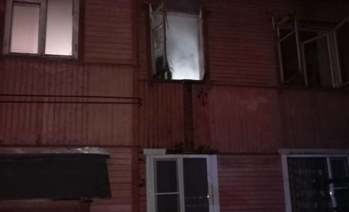 Три человека пострадали на пожаре в Суоярви